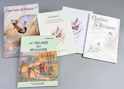 [Bécasse] Réunion de 4 volumes in-8 brochés...