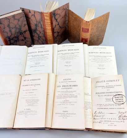 Recueil factice de 5 textes médicaux reliés...