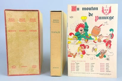 PAGNOL (Marcel). Marius, Fanny, César. Monte-Carlo,...