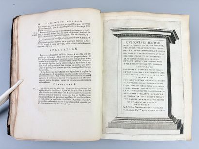 BELIDOR (Bernard Forest de). La Science des...