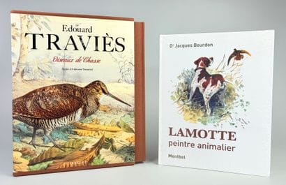 TRAVIES (Édouard). Oiseaux de chasse. Texte...