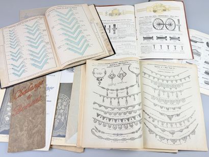 Réunion de catalogues publicitaires de la...