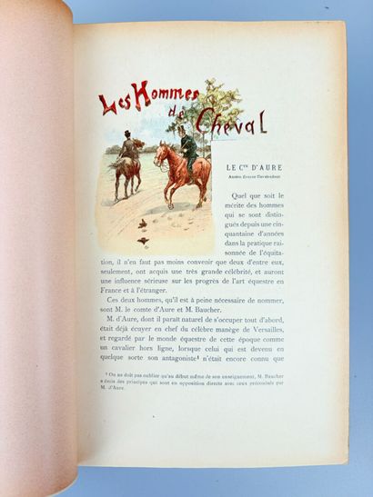 VAUX (Baron de). Les hommes de cheval depuis...