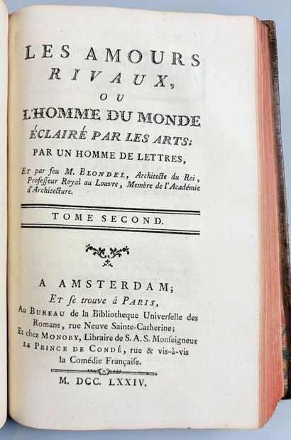 BLONDEL (Jacques-François). Les amours rivaux,...