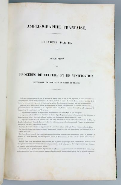 RENDU (Victor). Ampélographie française comprenant...