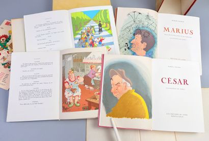PAGNOL (Marcel). Marius, Fanny, César. Monte-Carlo,...