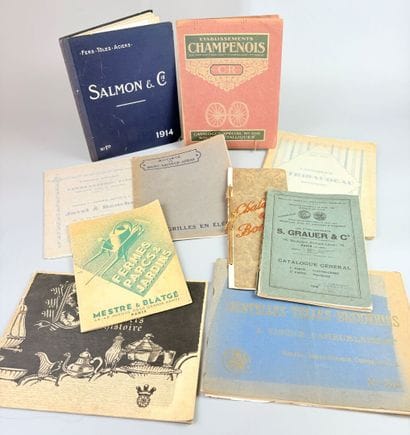 Réunion de catalogues publicitaires de la...