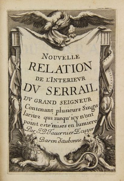 TAVERNIER (J.B)
NOUVELLE RELATION DE L'INTERIEUR...