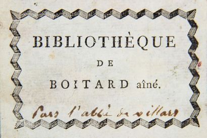 [VILLARS (Abbé de Montfaucon de)
LE GEOMYLER...