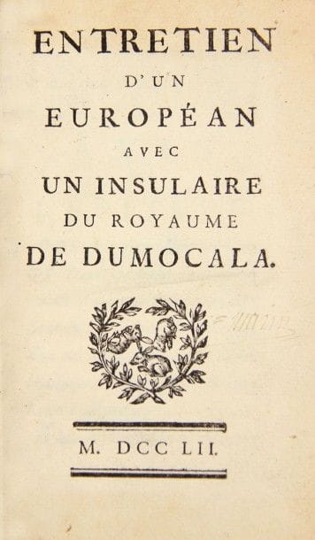 [LESZCZYNSKI (Stanislas, roi de Pologne)]
ENTRETIEN...