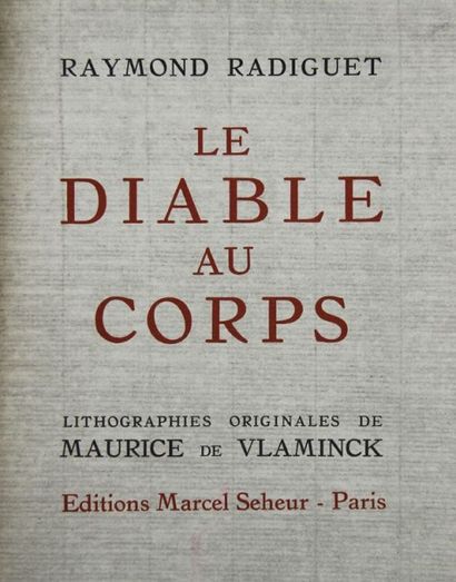 RADIGUET (Raymond)
LE DIABLE AU CORPS. Lithographies...