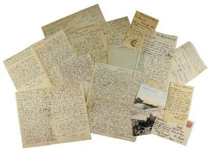 CORRESPONDANCE D'ARTHUR CRAVAN ADRESSEE A...