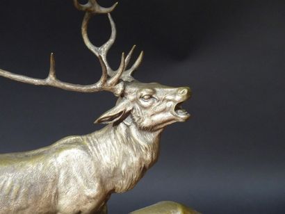 Jules-Edmond MASSON (1871- 1932) Cerfs et...