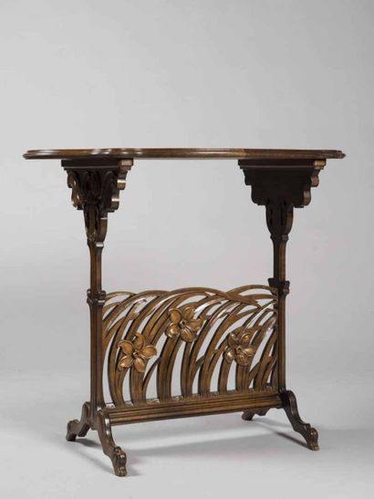 Emile GALLE (1846-1904) Table d'appoint en...