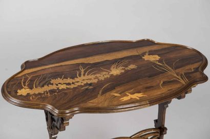 Emile GALLE (1846-1904) Table d'appoint en...