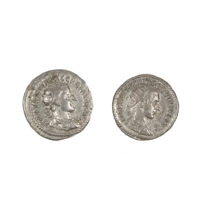 LOT de 2 antoniniens de GORDIEN III (238-244),...