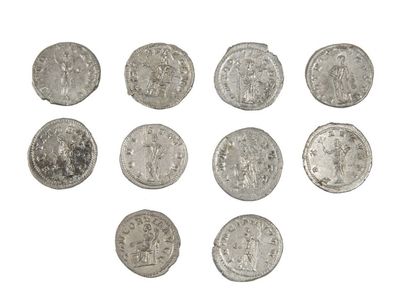 LOT de 10 antoniniens de GORDIEN III , PHILIPPE...