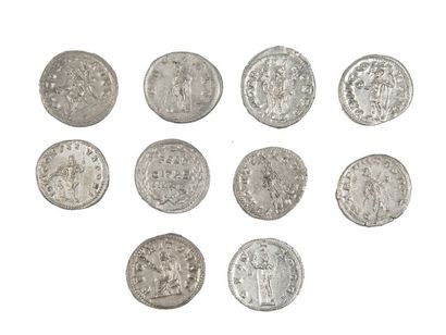 LOT de 10 antoniniens de GORDIEN III , PHILIPPE...
