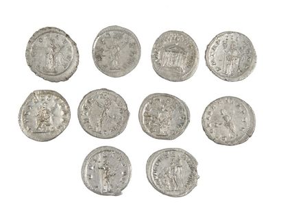LOT de 10 antoniniens de GORDIEN III , PHILIPPE...