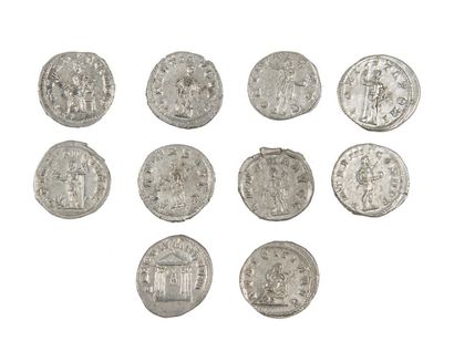 LOT de 10 antoniniens de GORDIEN III , PHILIPPE...