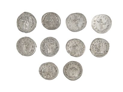 LOT de 10 antoniniens de GORDIEN III , PHILIPPE...