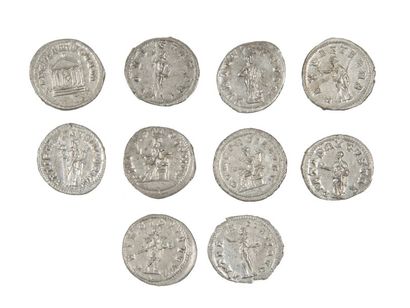 LOT de 10 antoniniens de GORDIEN III , PHILIPPE...