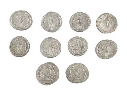 LOT de 10 antoniniens de GORDIEN III , PHILIPPE...