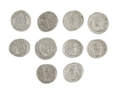 LOT de 10 antoniniens de GORDIEN III , PHILIPPE...
