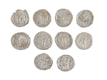 LOT de 10 antoniniens d HOSTLIEN, HERENNIA...
