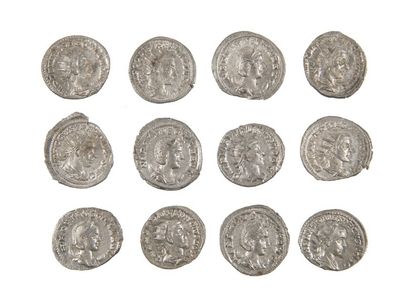 LOT de 12 antoniniens d’ HERENNIA ETRUSCILLA...