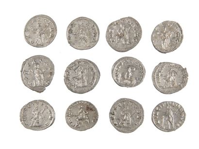 LOT de 12 antoniniens d’ HERENNIA ETRUSCILLA...