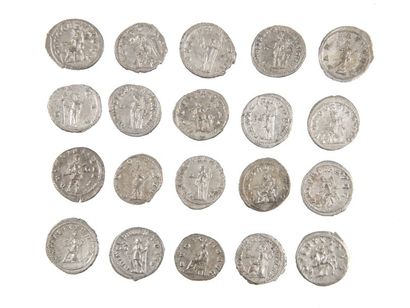LOT de 20 antoniniens de GORDIEN III ,TRAJAN...