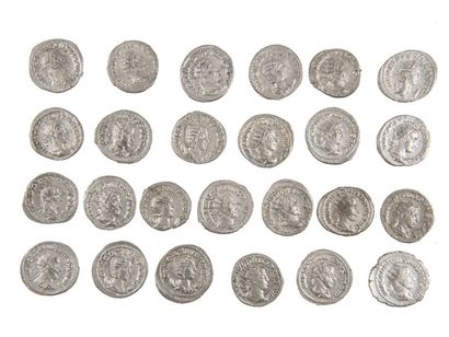 LOT de 25 antoniniens de GORDIEN III ,PHILIPPE...