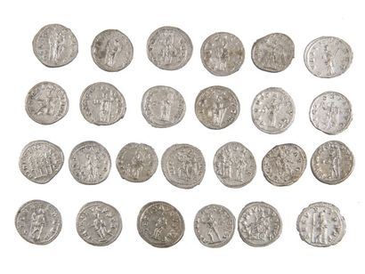 LOT de 25 antoniniens de GORDIEN III ,PHILIPPE...