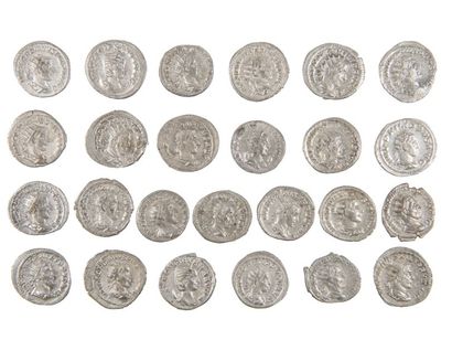 LOT de 25 antoniniens de GORDIEN III ,PHILIPPE...