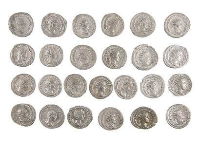 LOT de 25 antoniniens de GORDIEN III ,PHILIPPE...