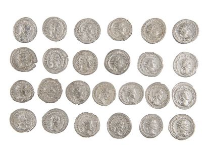 LOT de 25 antoniniens de GORDIEN III ,PHILIPPE...