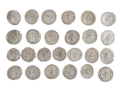 LOT de 25 antoniniens de GORDIEN III ,PHILIPPE...