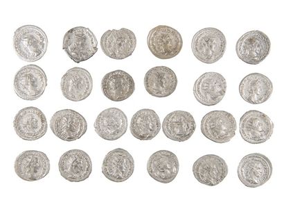 LOT de 25 antoniniens de GORDIEN III ,PHILIPPE...