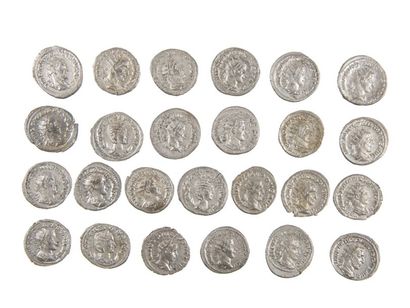 LOT de 25 antoniniens de GORDIEN III ,PHILIPPE...