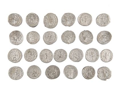 LOT de 25 antoniniens de GORDIEN III ,PHILIPPE...
