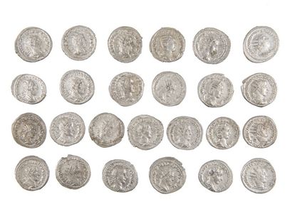 LOT de 25 antoniniens de GORDIEN III ,PHILIPPE...