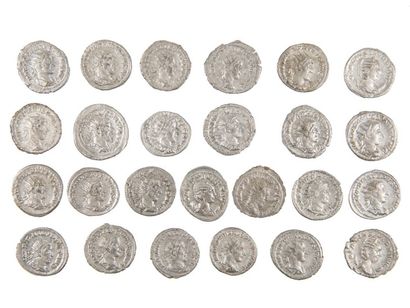 LOT de 25 antoniniens de GORDIEN III ,PHILIPPE...