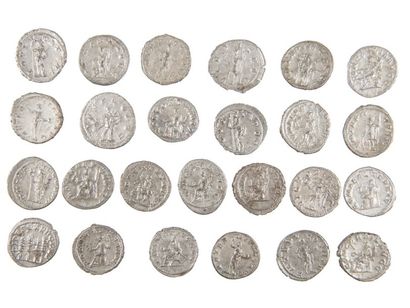 LOT de 25 antoniniens de GORDIEN III ,PHILIPPE...