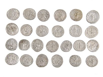 LOT de 25 antoniniens de GORDIEN III ,PHILIPPE...
