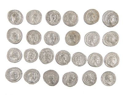 LOT de 25 antoniniens de GORDIEN III ,PHILIPPE...