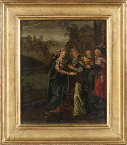 Flandres 17ème siècle L'Annonciation et la...