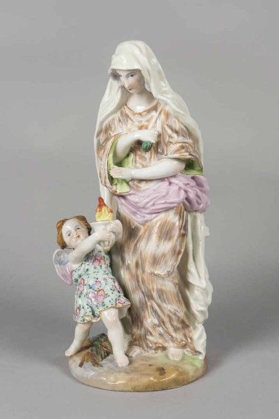 MEISSEN Les quatre saisons Suite de quatre...