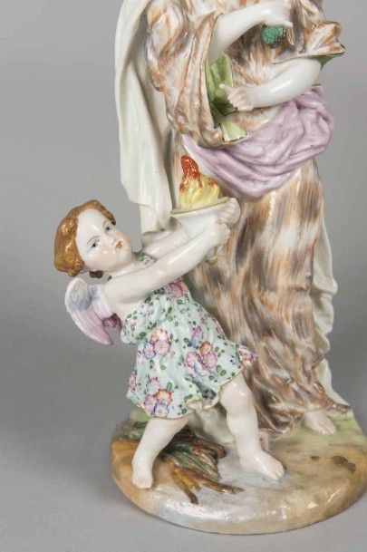 MEISSEN Les quatre saisons Suite de quatre...