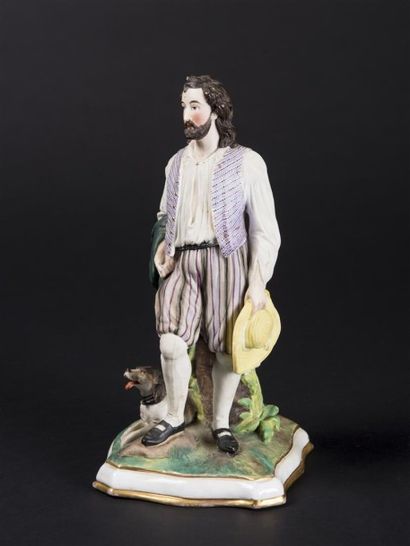 KLOSTERLE (1830 - 1895), homme debout sujet...
